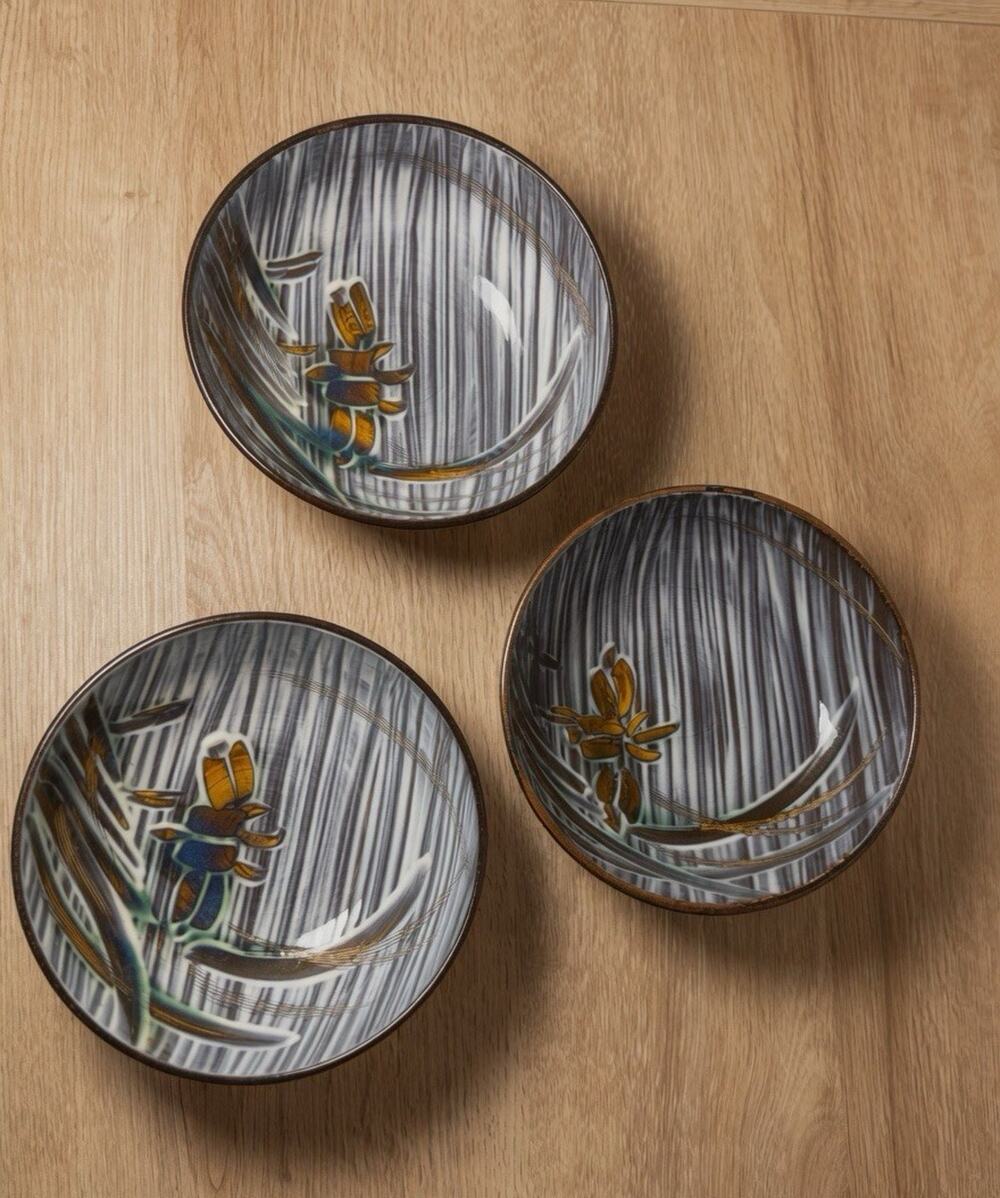 UCAGCO Occupied Japan IRIS Pattern Bowls Set of 3 |1945–1952 Vintage Collectible